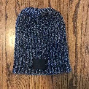 LOVE YOUR MELON BEANIE- BLACK AND WHITE SPECKLED